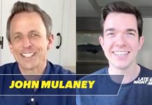 Seth Meyers: John Mulaney is watching “Real Housewives of NY” for the first time (4/17/20)