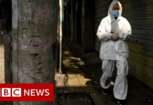 China lockdown may have blocked 700,000 virus cases (BBC)