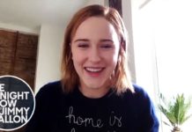 Jimmy Fallon talks with “Mrs. Maisel” star Rachel Brosnahan (04/03/20)