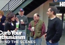 Larry David & the Seinfeld cast (BTS) | Curb Your Enthusiasm (10/5/2009)